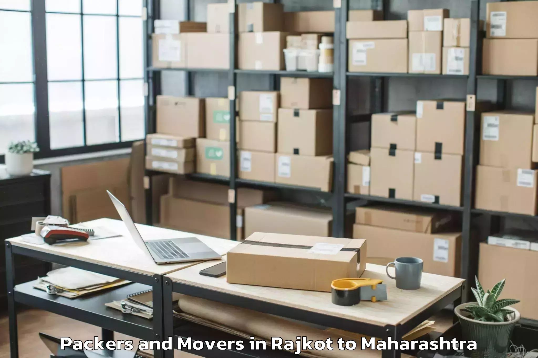 Book Rajkot to Vikramgad Packers And Movers Online